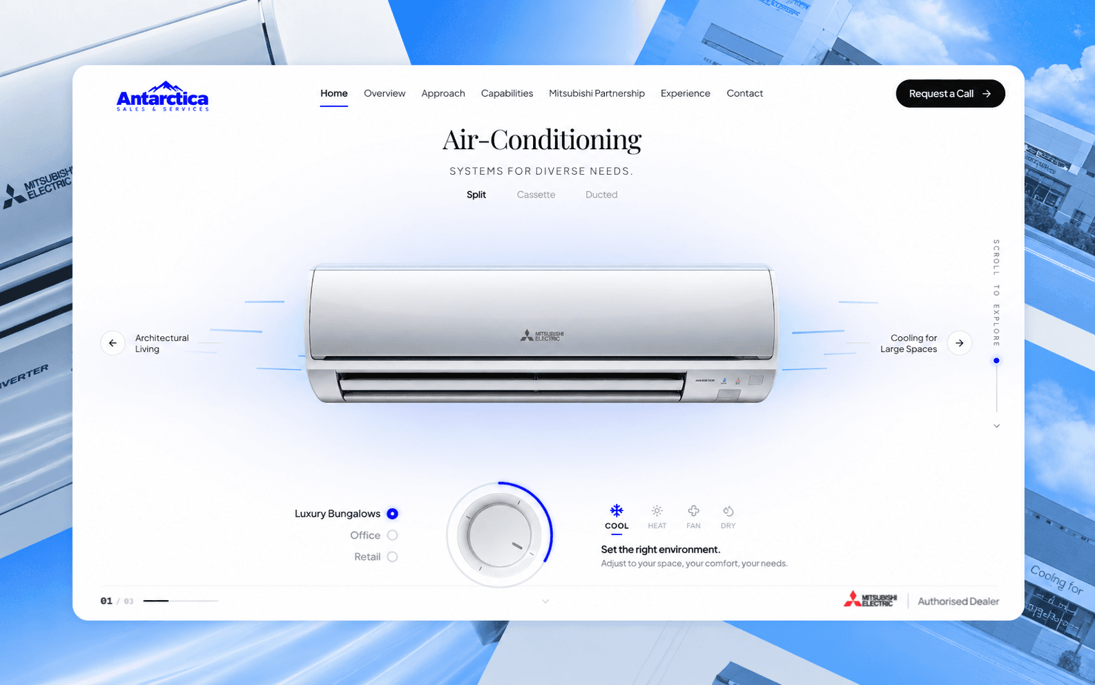 Antarctica Sales & Services website design case study