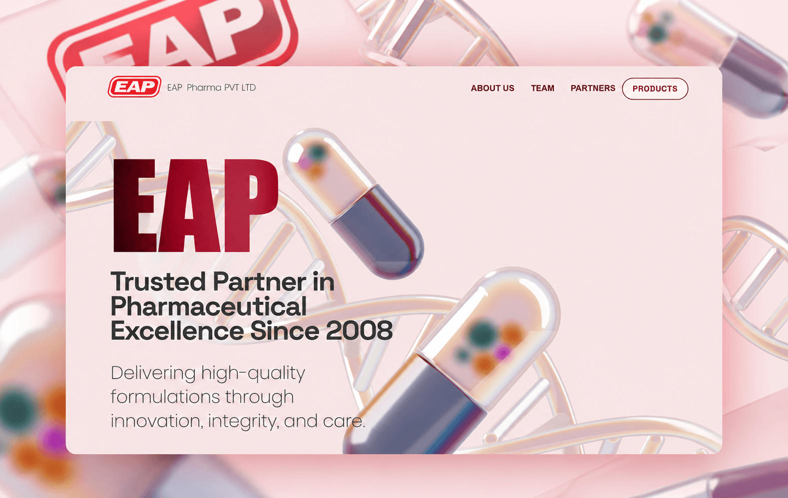 EAP Pharma website design case study